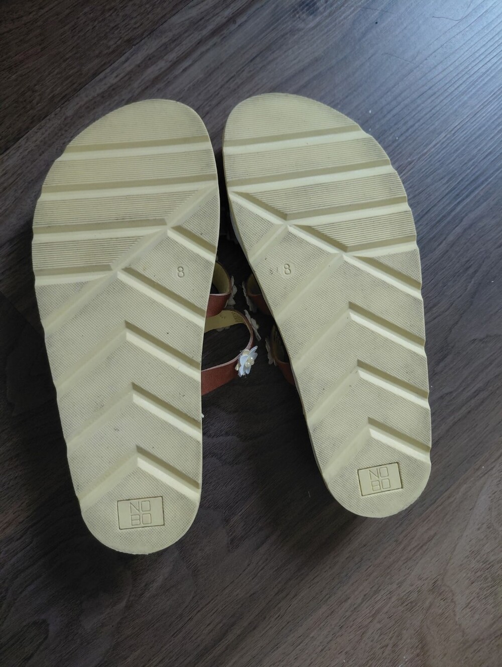 Floral White Strappy Slide Sandals - Women - Picture 8 of 9